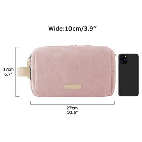 BAGSMART Toiletry Bag in lifestyle setting with travel gear