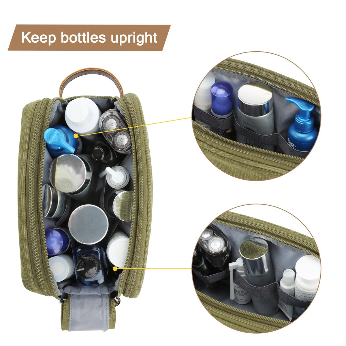 BAGSMART Toiletry Bag in use during travel
