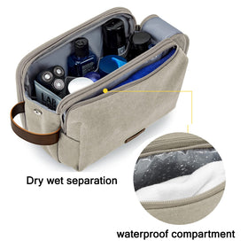 BAGSMART Toiletry Bag open view with toiletries inside