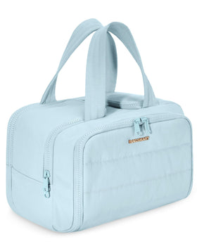 BAGSMART Travel Toiletry Bag front view in blue