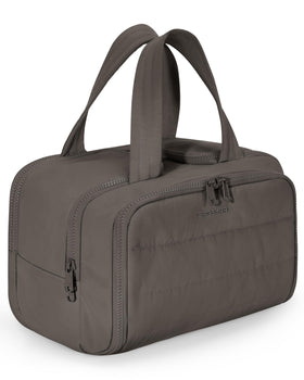 BAGSMART Travel Toiletry Bag in Charcoal Gray front view