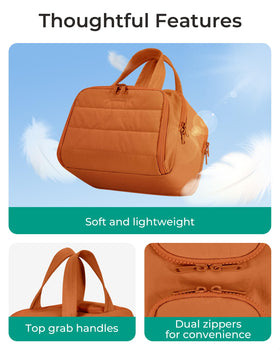 BAGSMART Travel Toiletry Bag showcasing waterproof feature