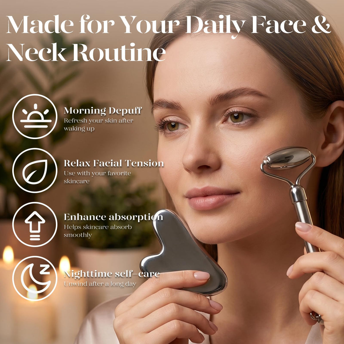 BAIMEI Face Roller in elegant packaging