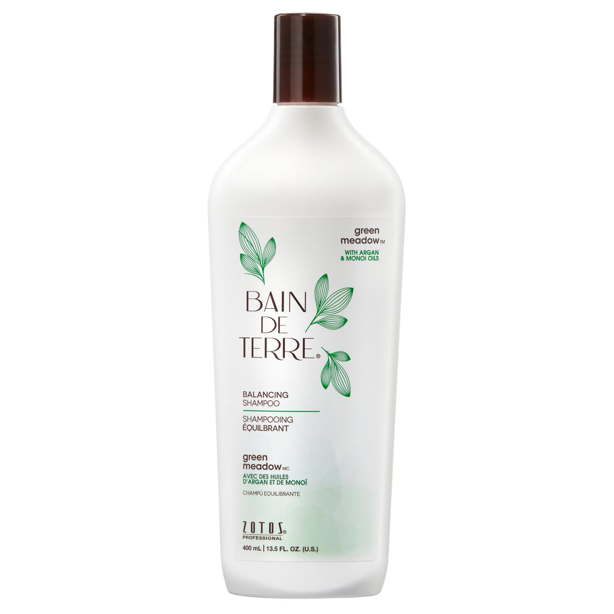 Bain de Terre Green Meadow Balancing Shampoo 13.5 Fl Oz front view