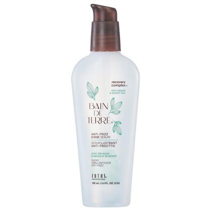 Bain de Terre Recovery Complex Anti-Frizz Serum front view, 3.4 Fl Oz