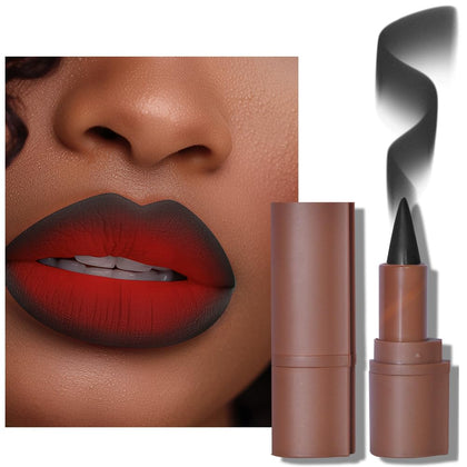 BAISEN DIARY 2-in-1 Gradient Lip Liner and Lipstick Set Dark front view