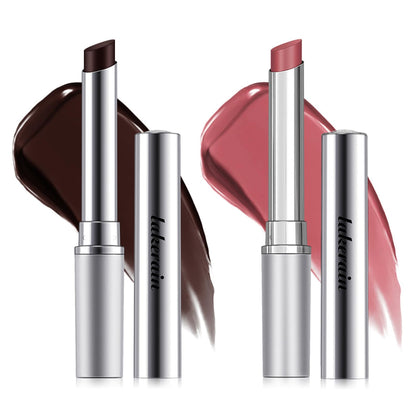 BAISEN DIARY Honey Lipstick Tinted Lip Balm in black packaging front view