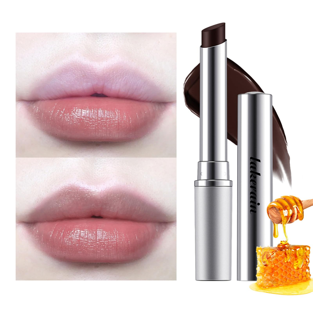BAISEN DIARY Honey Lipstick Tinted Lip Balm in hand