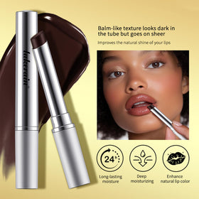 BAISEN DIARY Honey Lipstick Tinted Lip Balm swatched on skin