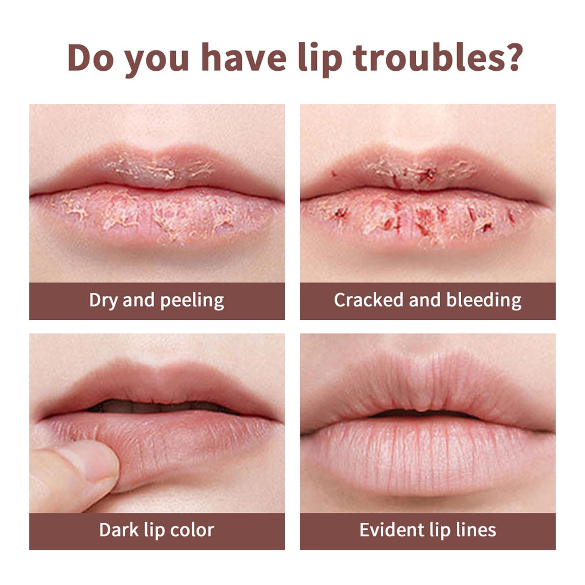 BAISEN DIARY Honey Lipstick Tinted Lip Balm swatches on skin