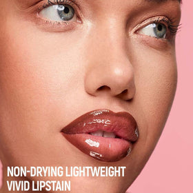 BAISEN DIARY Lip Gloss end showing glossy finish