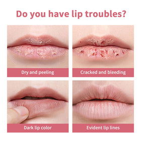 BAISEN DIARY Pink Honey Lipstick Tinted Lip Balm close-up