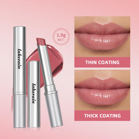 BAISEN DIARY Pink Honey Lipstick Tinted Lip Balm swatch on skin