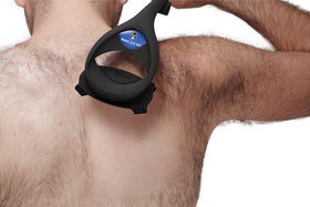 BAKBLADE 2.0 PLUS back shaver showing DRYglide technology
