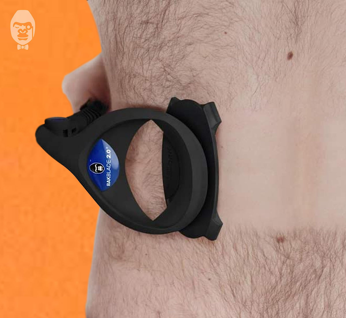 BAKBLADE 2.0 PLUS back shaver with exfoliating brush