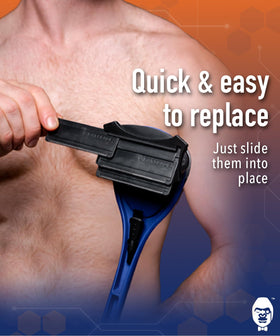 BAKBLADE packaging of replacement blade cartridges
