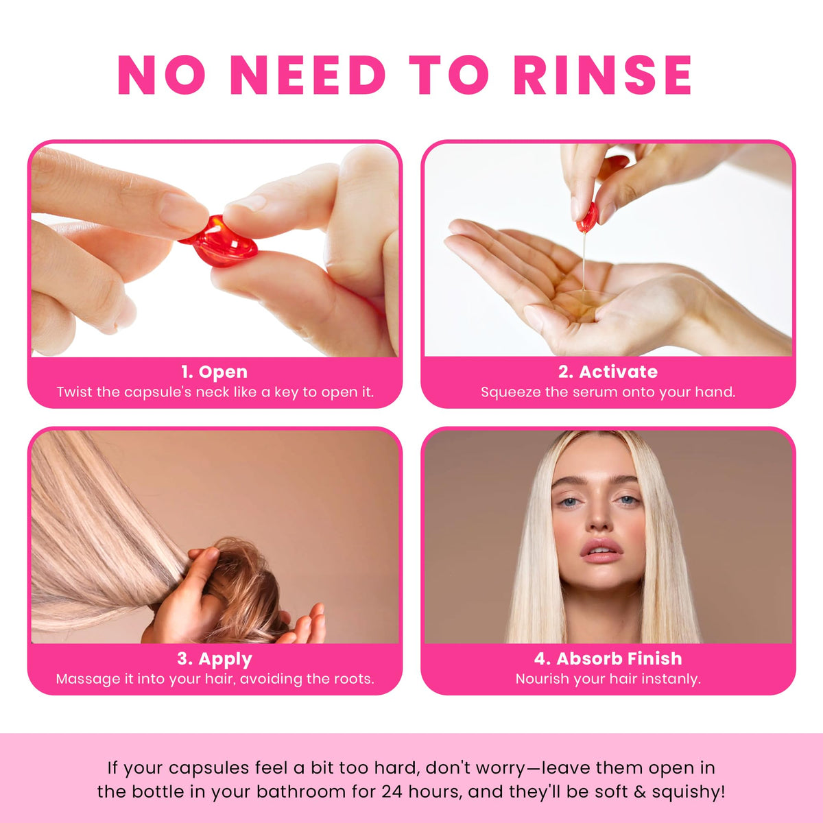 Bali Secret Hair Oil Capsules in a lifestyle setting on a vanity
