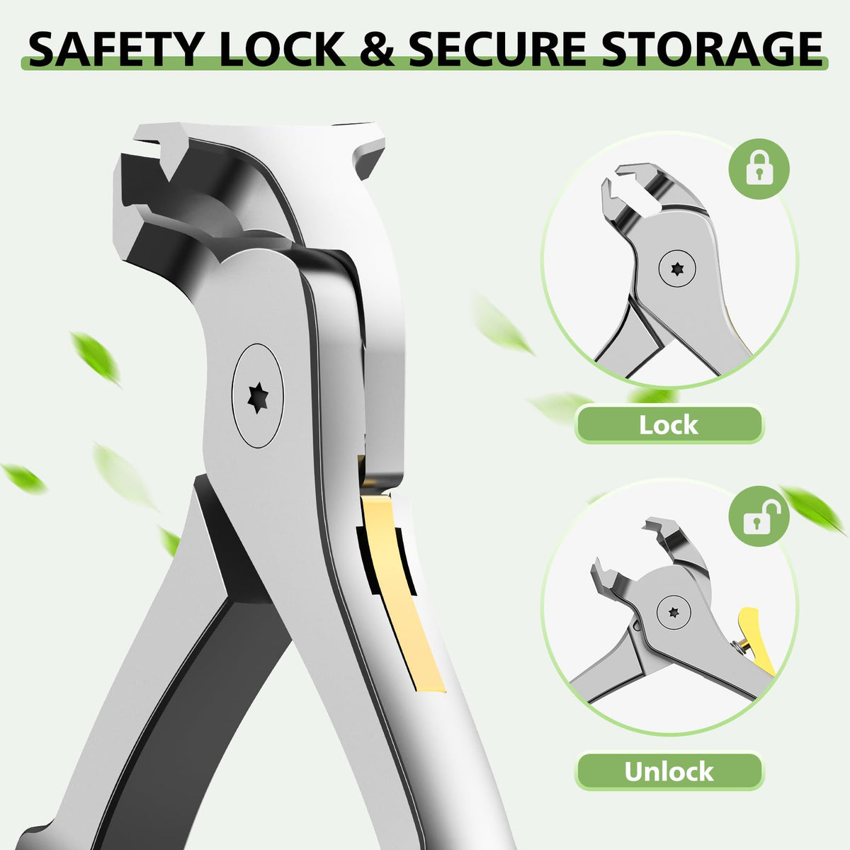 Baluca Ergonomic Nail Clipper long handle close-up