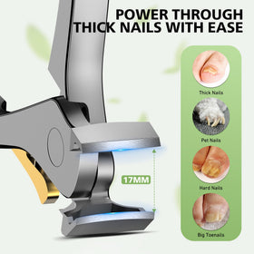 Baluca Ergonomic Nail Clipper showing the curved head