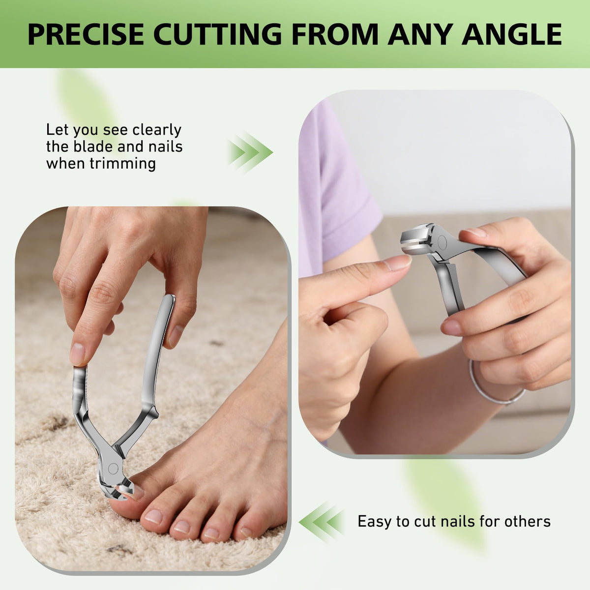 Baluca Ergonomic Nail Clipper with safety lock feature