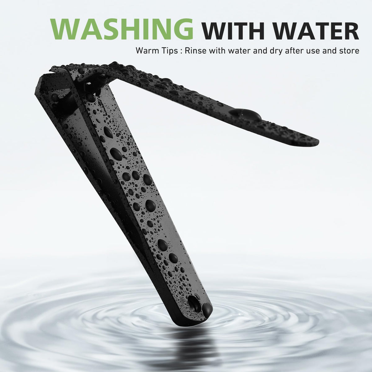 Baluca heavy duty nail clippers in hand for easy use