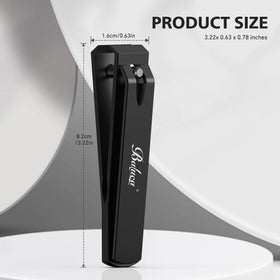 Baluca toenail clippers with catcher for easy cleaning