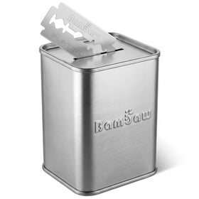 Bambaw Blade Bank front view in silver