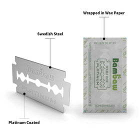 Bambaw Double Edge Razor Blades packaging details