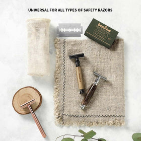 Bambaw Double Edge Razor Blades with eco-friendly packaging