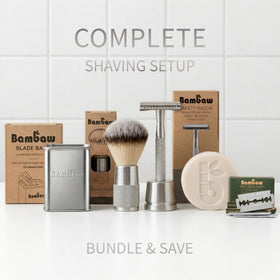 Bambaw Double Edge Safety Razor in lifestyle setting