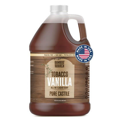 Bamboo & Birch Pure Castile Soap Liquid 64 oz front view