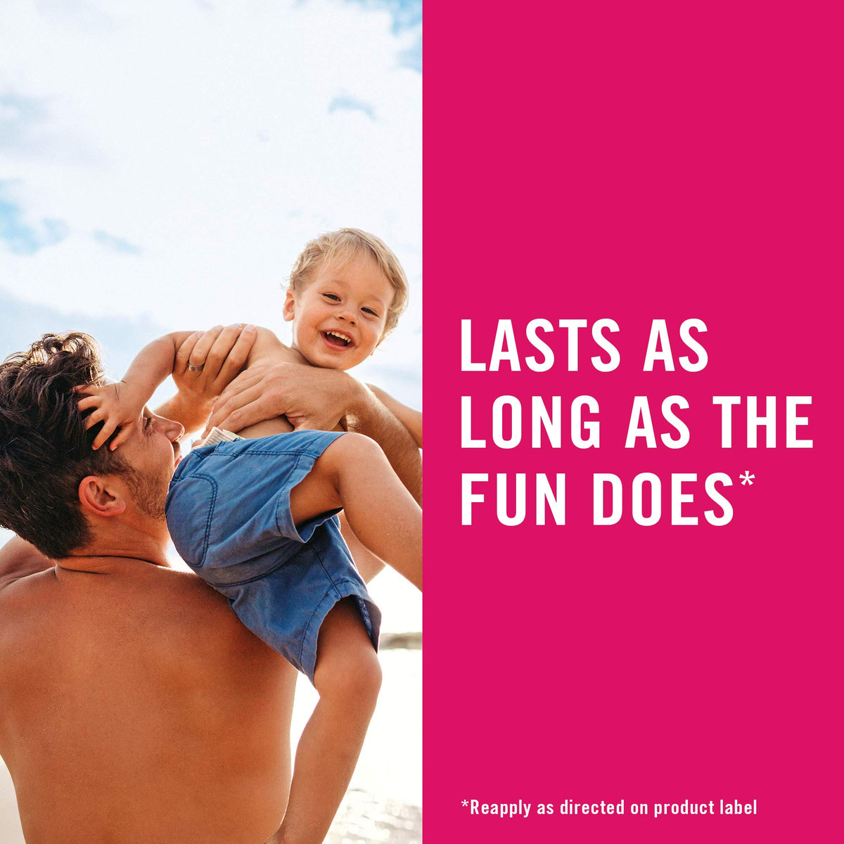 Banana Boat Kids Sunscreen Spray SPF 50+ application demonstration