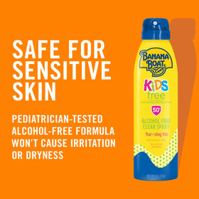 Banana Boat Kids Sunscreen Spray SPF 50+ side view