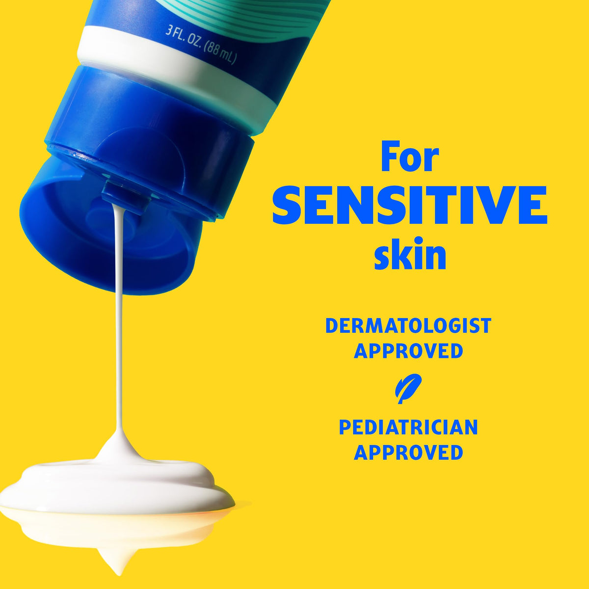 Banana Boat Sheer Sensitive Sunscreen Lotion SPF 50 side view showing packaging