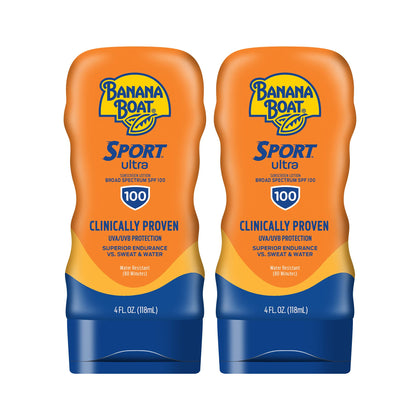 Banana Boat Sport SPF 100 Sunscreen Lotion 4 oz front view