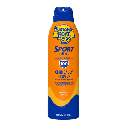 Banana Boat Sport SPF 100 Sunscreen Spray 6 oz front view