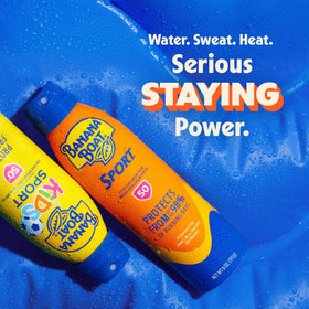 Banana Boat Sport SPF 50 Sunscreen Spray with beach accessories