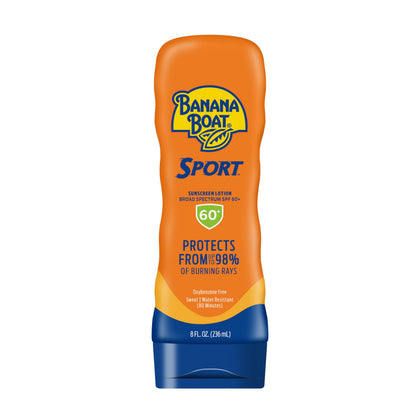 Banana Boat Sport Sunscreen Lotion SPF 60 front view