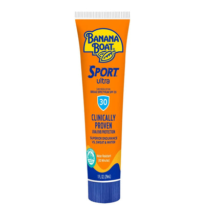 Banana Boat Sport Sunscreen SPF 30 travel size 1 oz front view