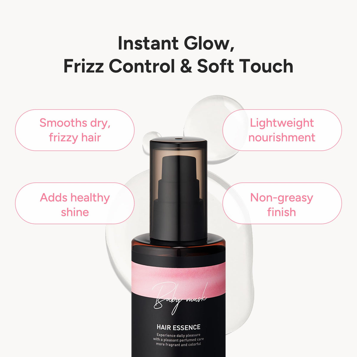 BANANAL Hair Serum & Perfume Oil back view with ingredient list