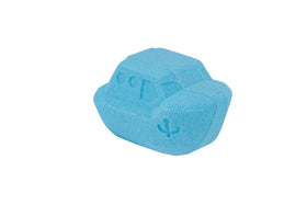 BANDAI Bikkura Egg Jaws bath bomb dissolving in water