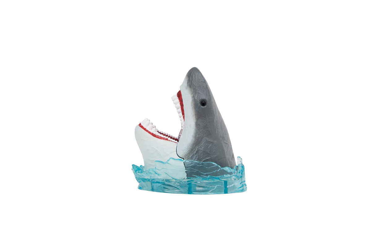 BANDAI Bikkura Egg Jaws mascot floating in bath