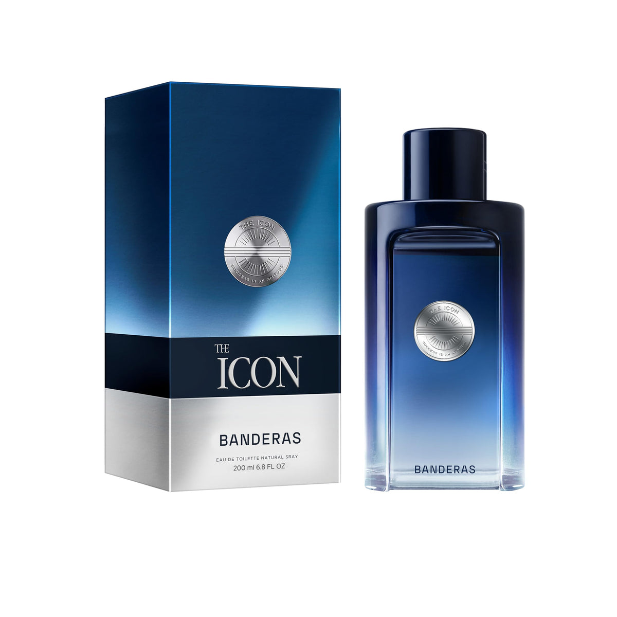 Banderas The Icon Eau de Toilette 200 ml bottle side view