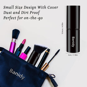 Banidy Kabuki Brush alongside makeup products