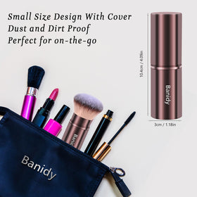 Banidy Kabuki Brush with cap on showing sleek design