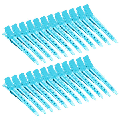 Bantoye 24 Pack Duck Bill Clips blue front view
