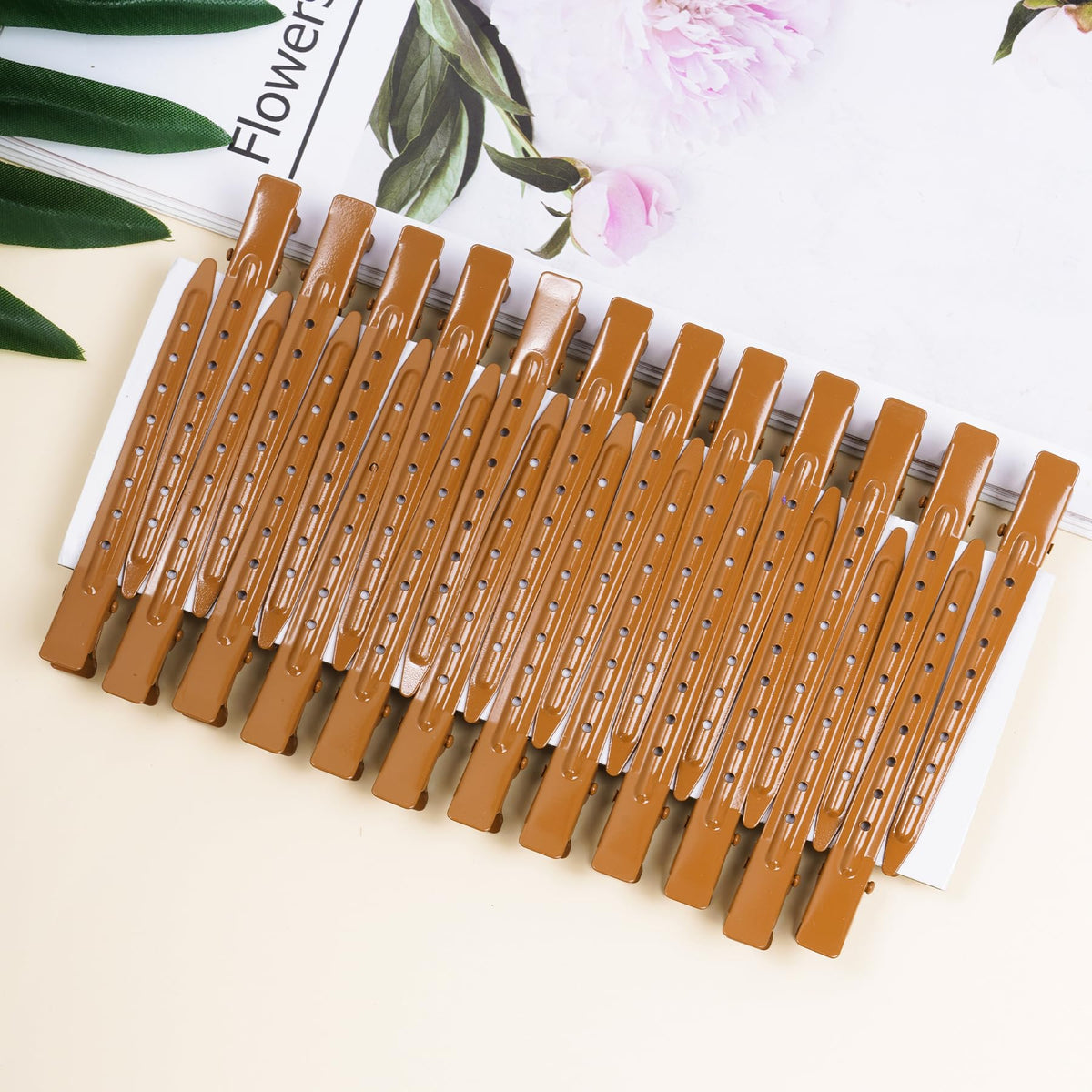 Bantoye Duck Bill Clip in use for hair styling