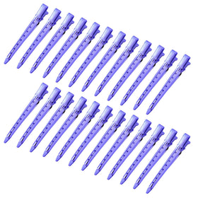 Bantoye Duck Bill Clips 24 pack bright purple front view