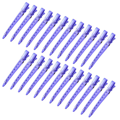 Bantoye Duck Bill Clips 24 pack bright purple front view