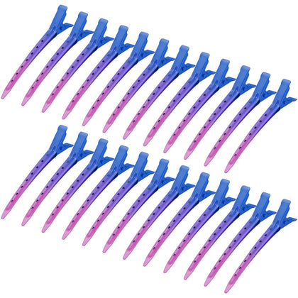 Bantoye Duck Bill Clips 24 pack gradient deep blue front view